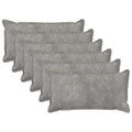 vidaXL Poszewka na poduszkę 6 pcs HOUTEN jasnoszary 40 x 70 cm