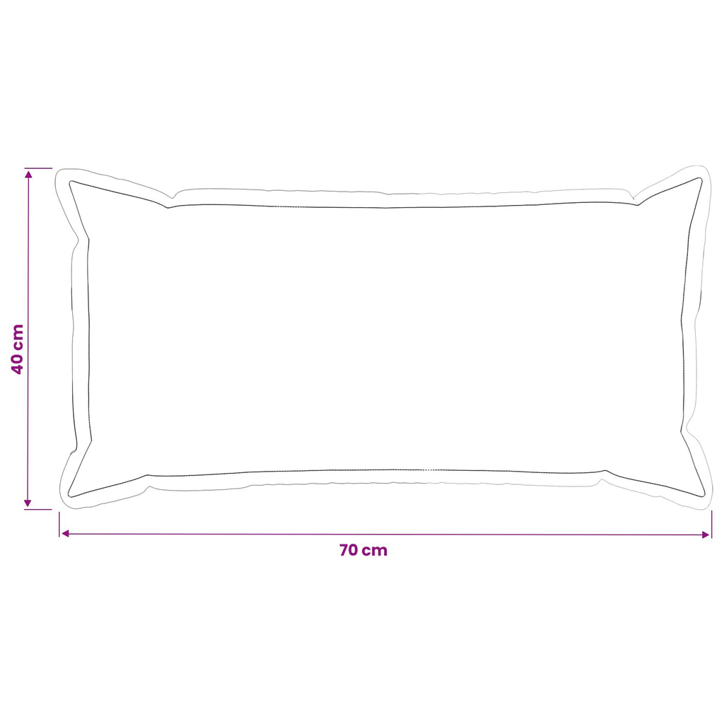 vidaXL Poszewka na poduszkę 2 szt. HOUTEN antracytowy 40 x 70 cm