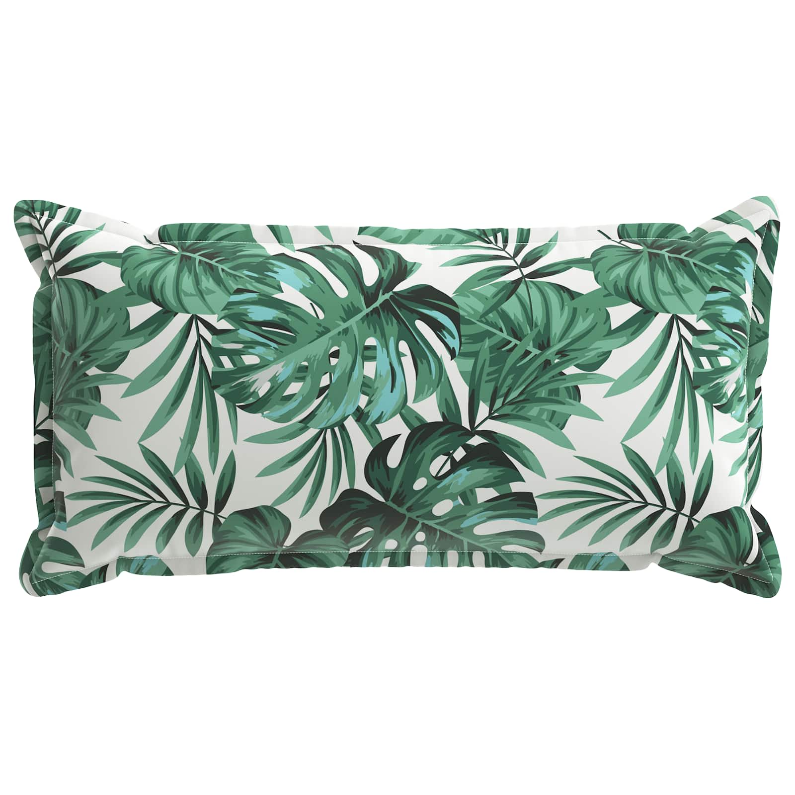 vidaXL Poszewka na poduszkę 2 szt. HOUTEN motyw liści 40 x 70 cm