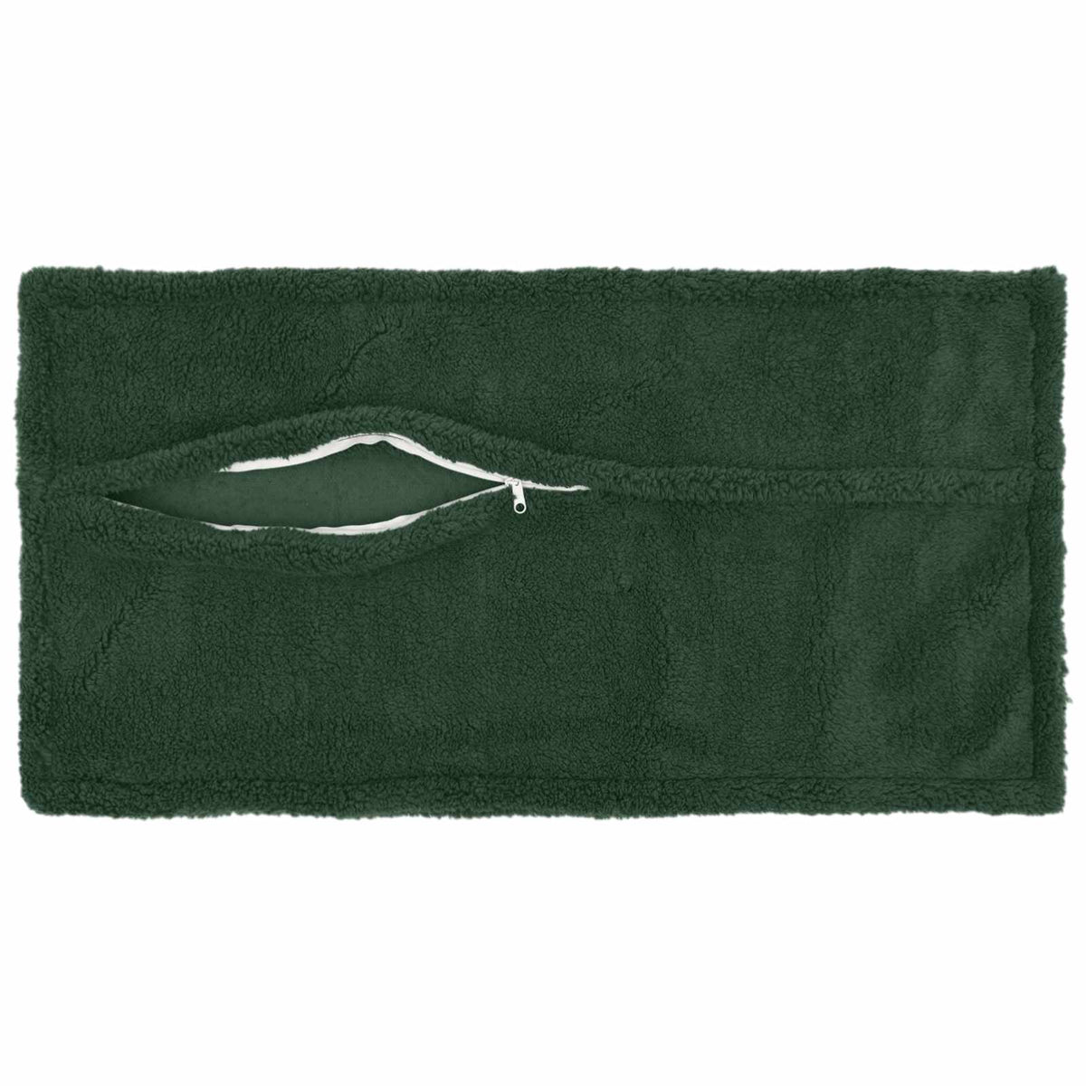 vidaXL Poszewka na poduszkę 6 pcs HOUTEN Ciemnozielony 40 x 70 cm
