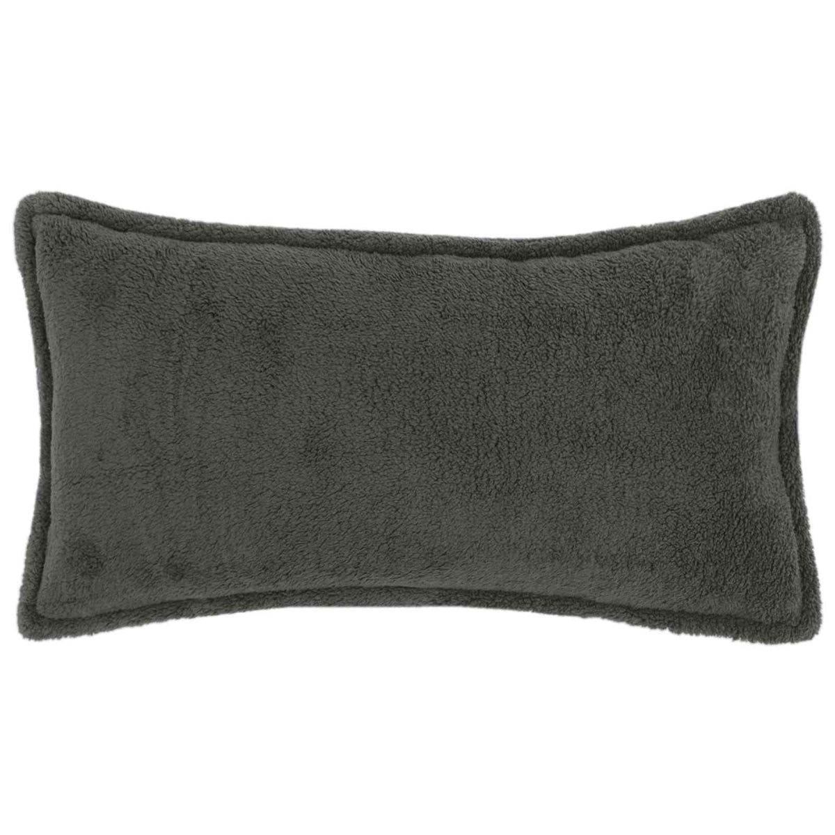 vidaXL Poszewka na poduszkę 2 pcs HOUTEN ciemnoszary 40 x 70 cm Bouclé