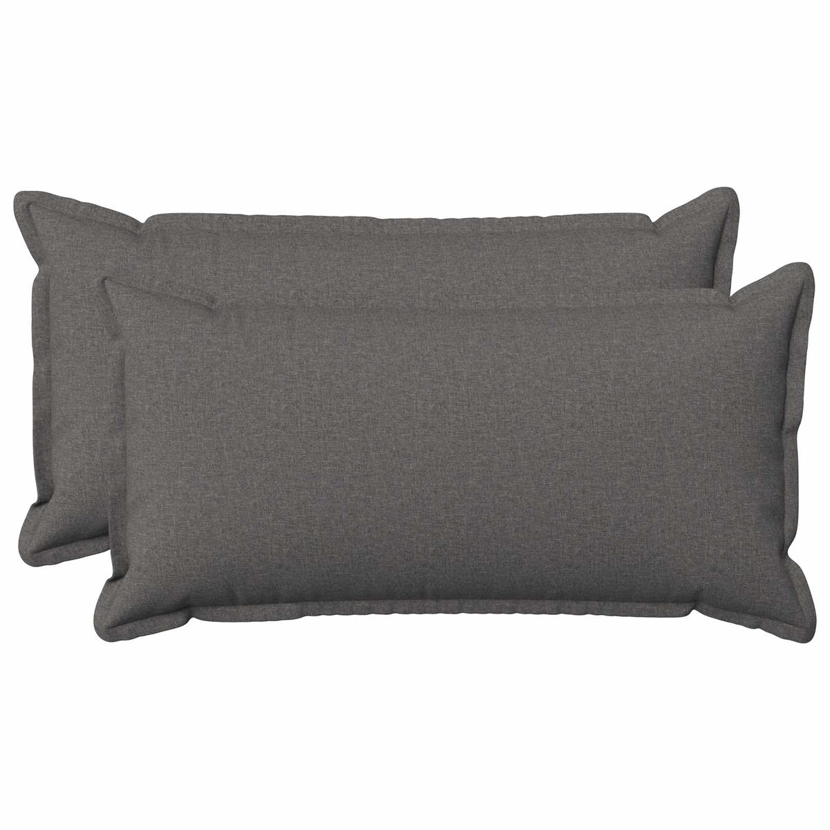 vidaXL Poszewka na poduszkę 2 pcs HOUTEN jasnoszary 40 x 80 cm