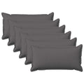 vidaXL Poszewka na poduszkę 6 pcs HOUTEN jasnoszary 40 x 80 cm