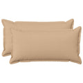 vidaXL Poszewka na poduszkę 2 pcs HOUTEN kremowy 40 x 80 cm