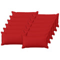 vidaXL Poszewka na poduszkę 12 pcs HOUTEN czerwony 40 x 80 cm