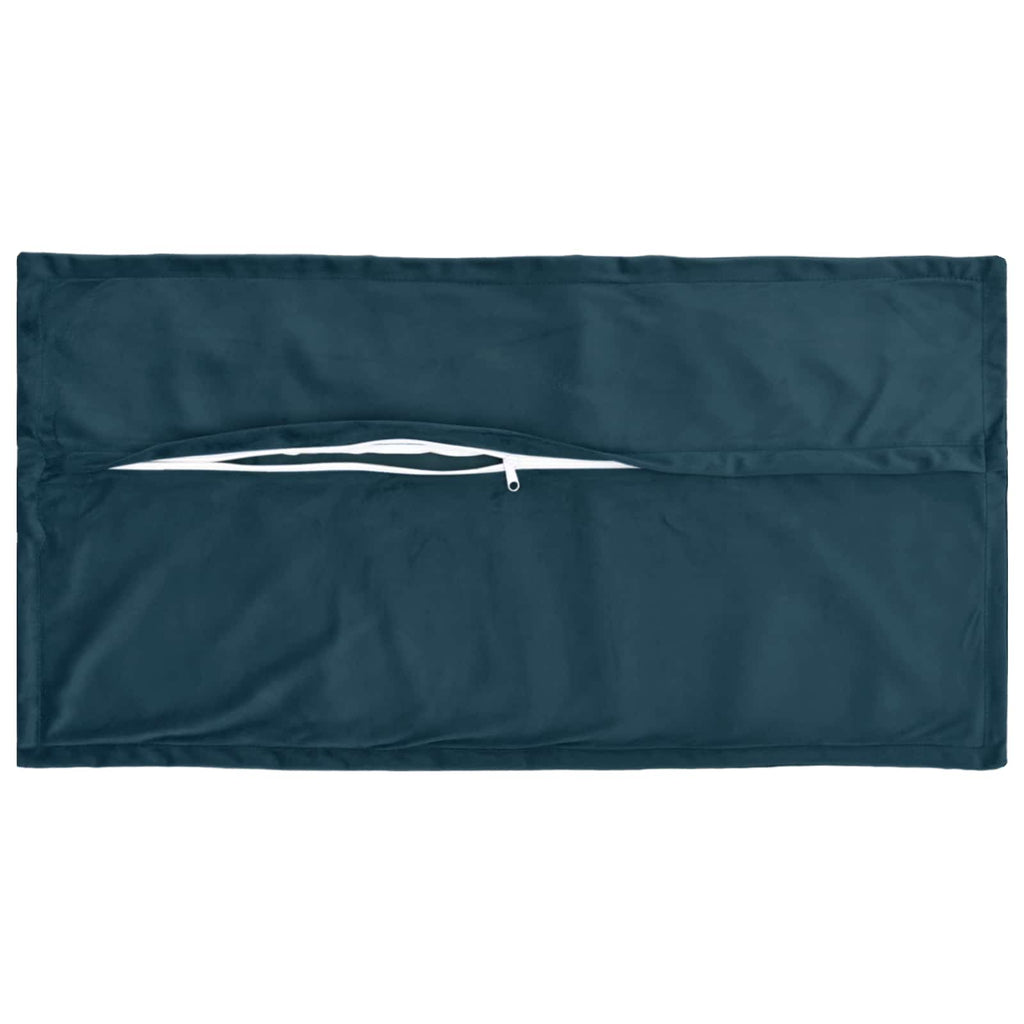 vidaXL Poszewka na poduszkę 6 pcs HOUTEN niebieski 40 x 80 cm Welur