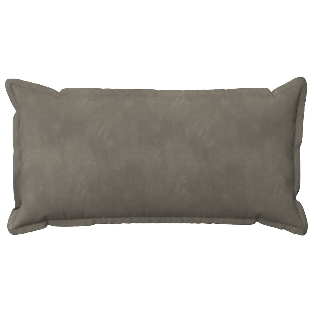 vidaXL Poszewka na poduszkę 6 pcs HOUTEN jasnoszary 40 x 80 cm Welur