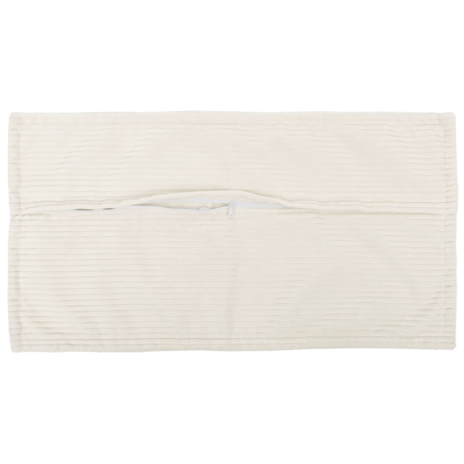 vidaXL Poszewka na poduszkę 12 szt. HOUTEN kremowy 40 x 80 cm sztruks