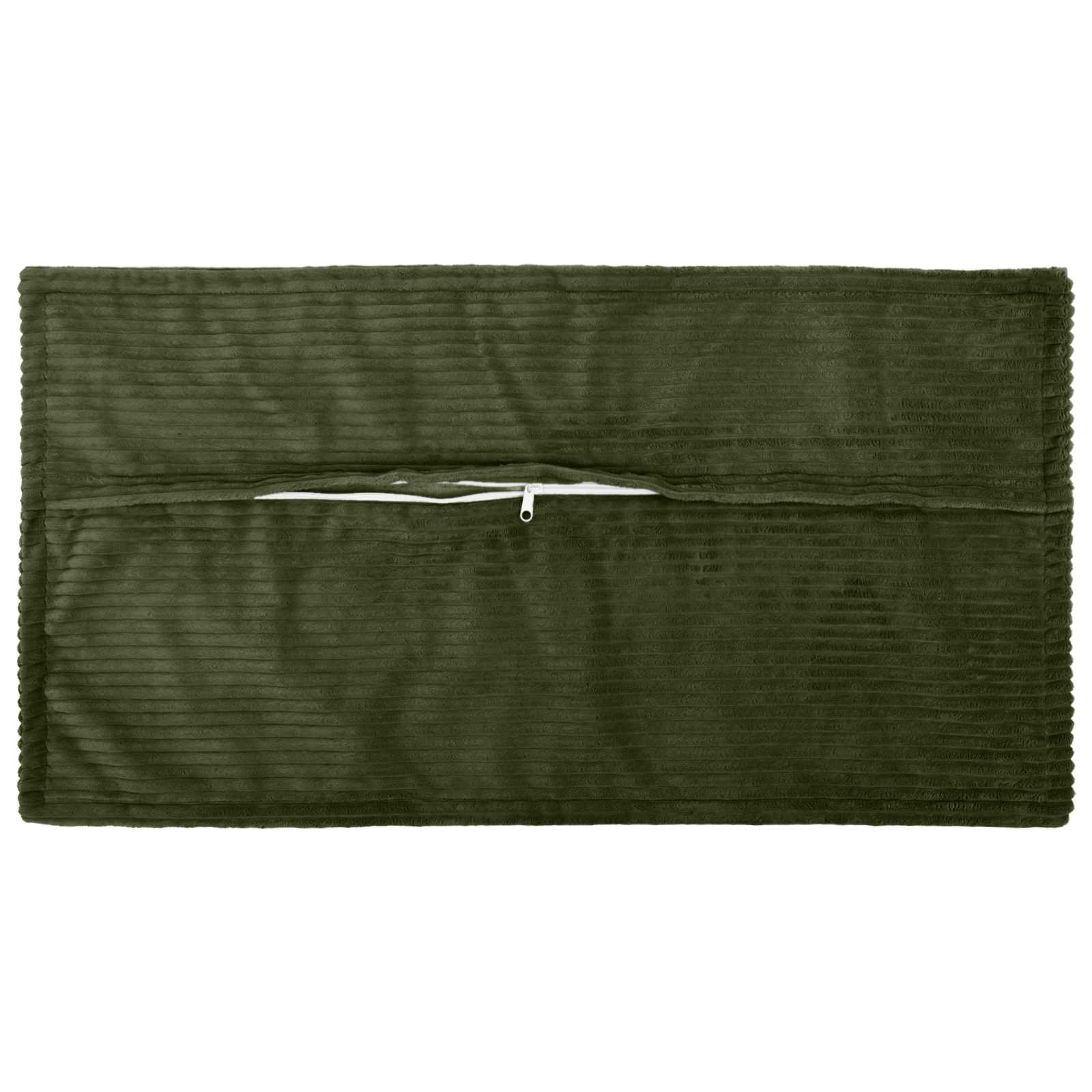 vidaXL Poszewka na poduszkę 6 szt. HOUTEN zielony 40 x 80 cm sztruks