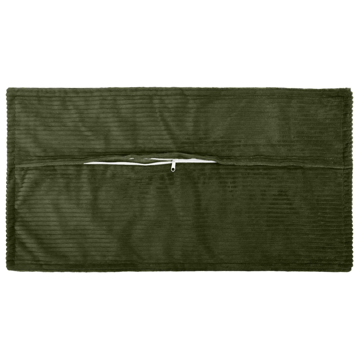 vidaXL Poszewka na poduszkę 12 szt. HOUTEN zielony 40 x 80 cm sztruks