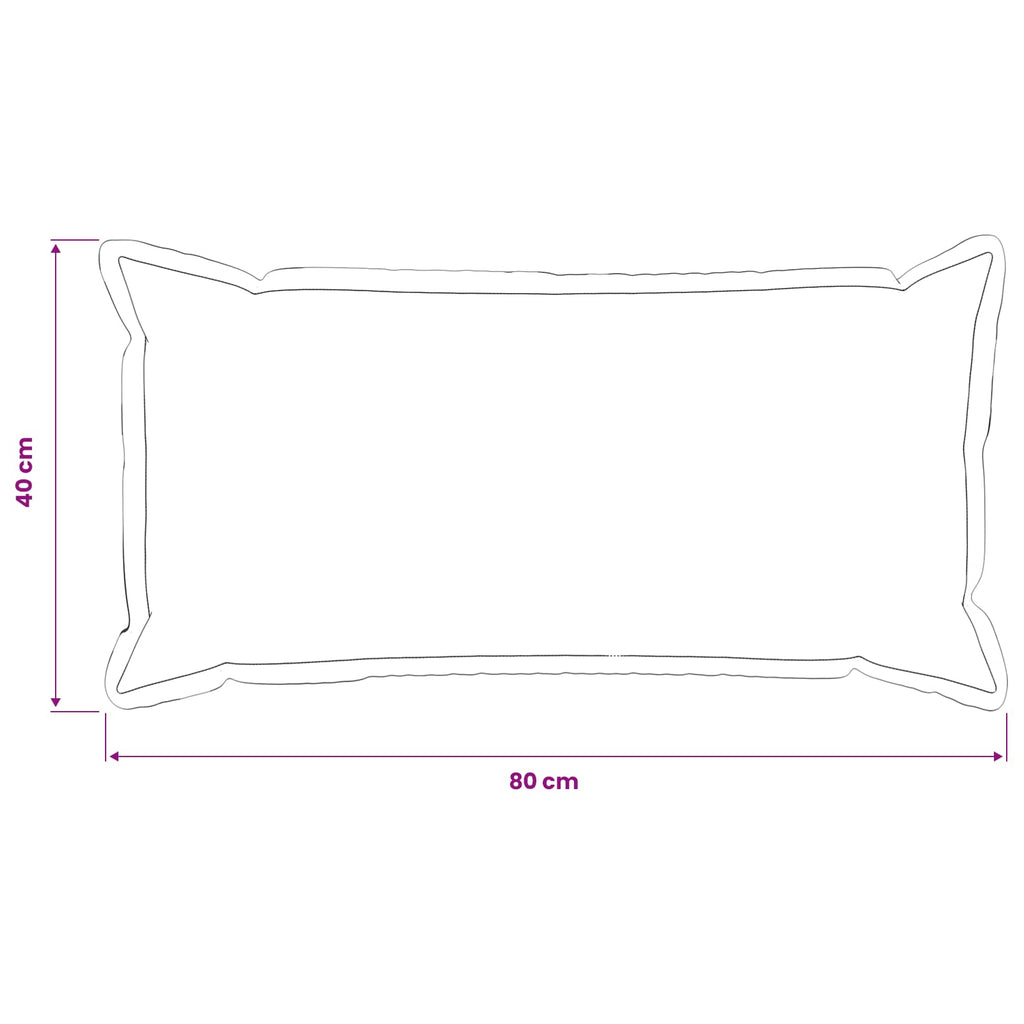 vidaXL Poszewka na poduszkę 2 szt. HOUTEN jasnoszary 40 x 80 cm Bouclé