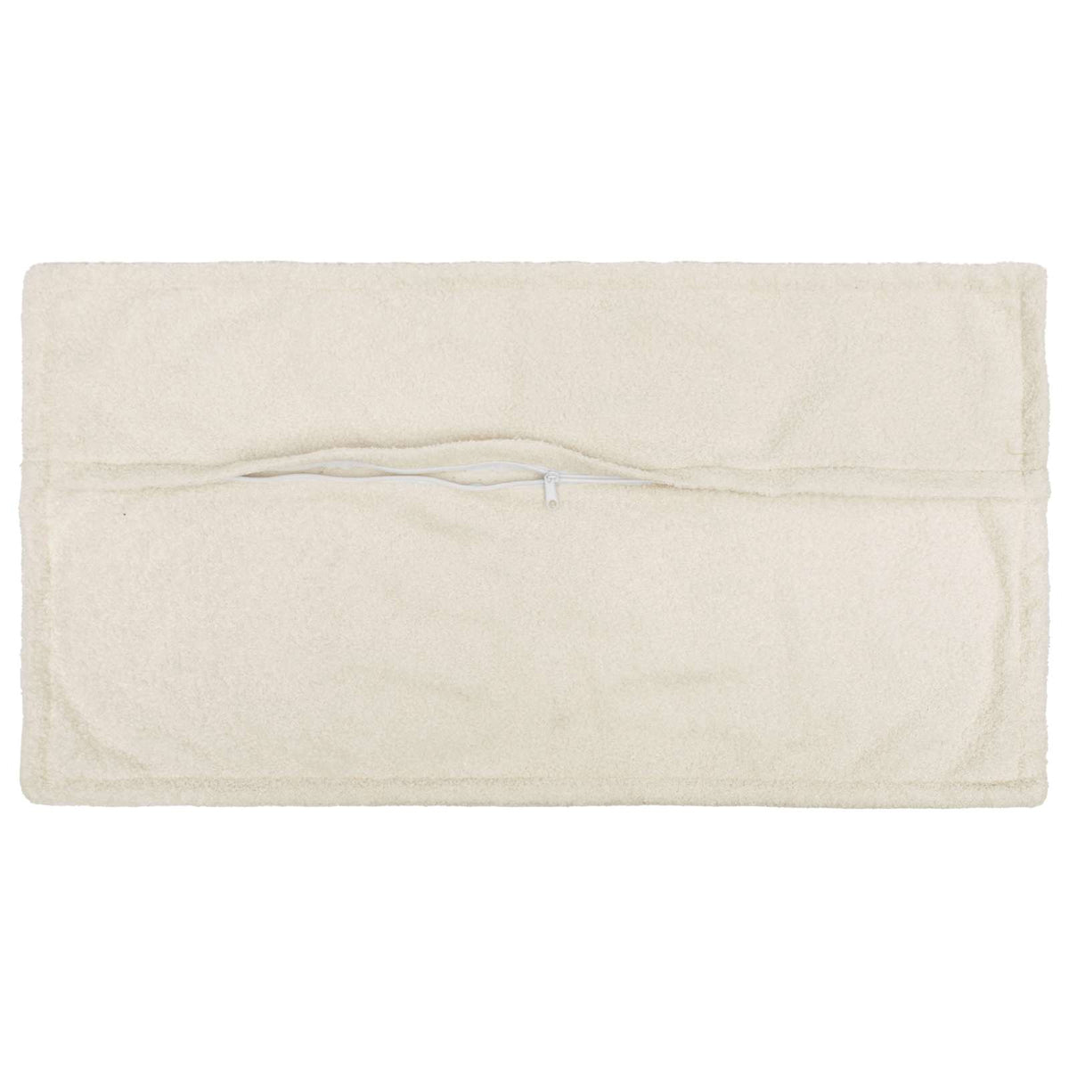 vidaXL Poszewka na poduszkę 6 pcs HOUTEN kremowy 40 x 80 cm Bouclé