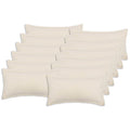 vidaXL Poszewka na poduszkę 12 pcs HOUTEN kremowy 40 x 80 cm Bouclé