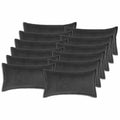 vidaXL Poszewka na poduszkę 12 szt. HOUTEN ciemnoszary 40 x 80 cm