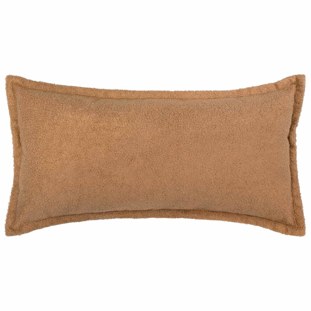vidaXL Poszewka na poduszkę 2 pcs HOUTEN Beżowy 40 x 80 cm Bouclé
