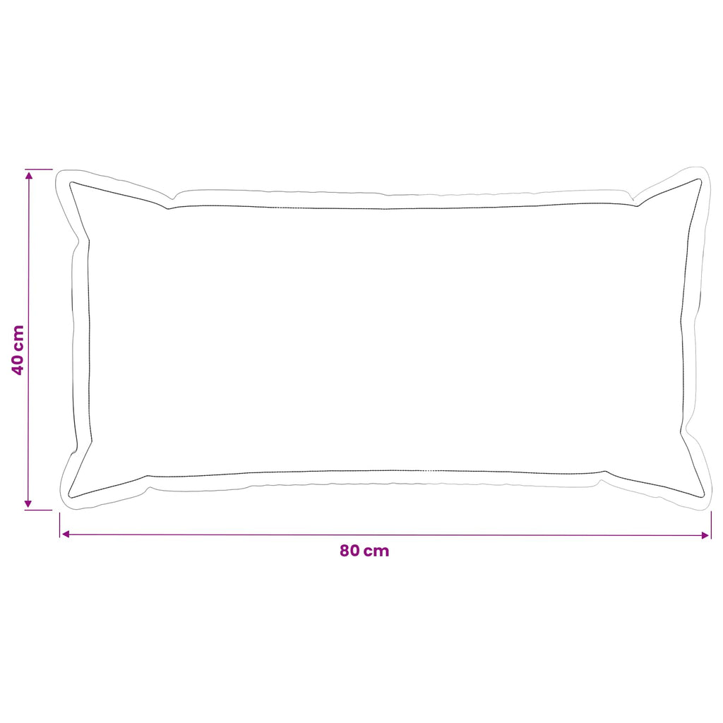 vidaXL Poszewka na poduszkę 6 szt. HOUTEN ciemnoszary 40 x 80 cm