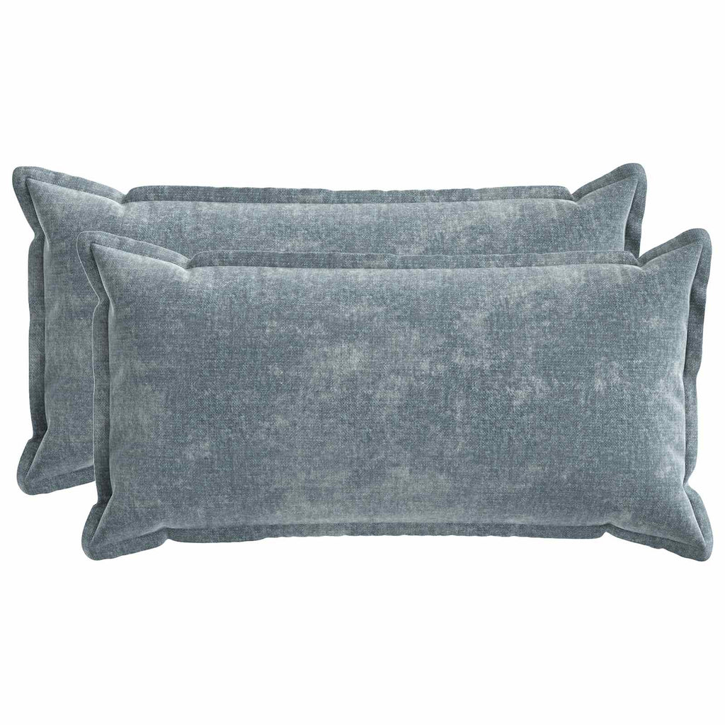 vidaXL Poszewka na poduszkę 2 pcs HOUTEN Jasnoniebieski 40 x 80 cm