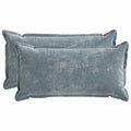 vidaXL Poszewka na poduszkę 2 pcs HOUTEN Jasnoniebieski 40 x 80 cm