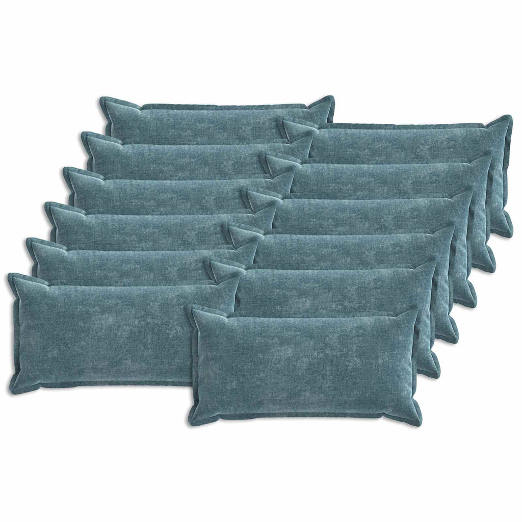 vidaXL Poszewka na poduszkę 12 pcs HOUTEN niebieski 40 x 80 cm