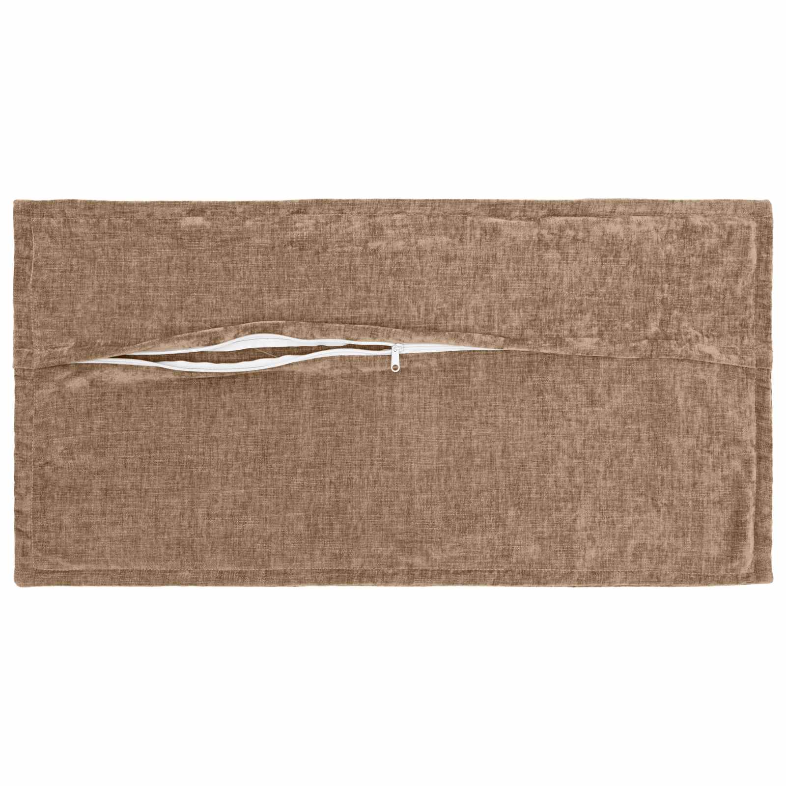 vidaXL Poszewka na poduszkę 6 pcs HOUTEN brązowy 40 x 80 cm