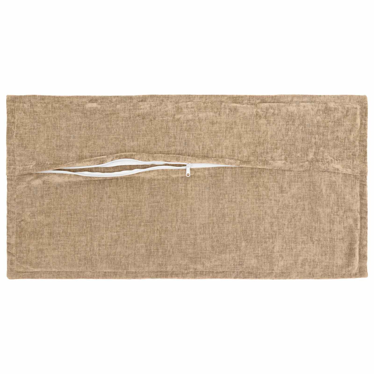 vidaXL Poszewka na poduszkę 2 szt. HOUTEN Szarobeżowy 40 x 80 cm