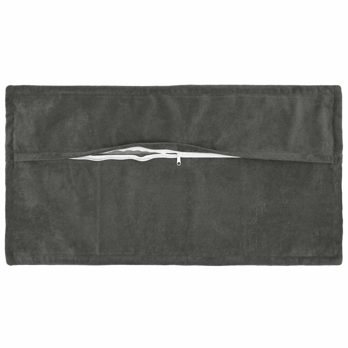 vidaXL Poszewka na poduszkę 2 pcs HOUTEN antracytowy 40 x 80 cm