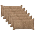 vidaXL Poszewka na poduszkę 6 pcs HOUTEN Ciemnoszary 40 x 80 cm
