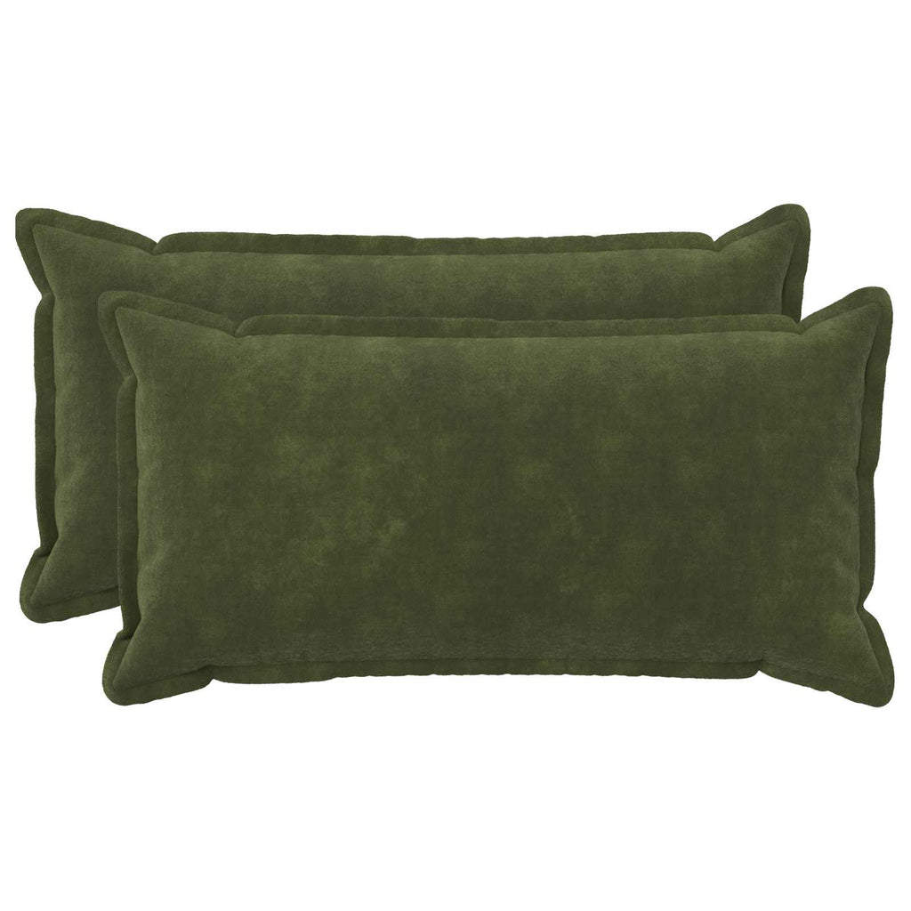vidaXL Poszewka na poduszkę 2 pcs HOUTEN zielony 40 x 80 cm