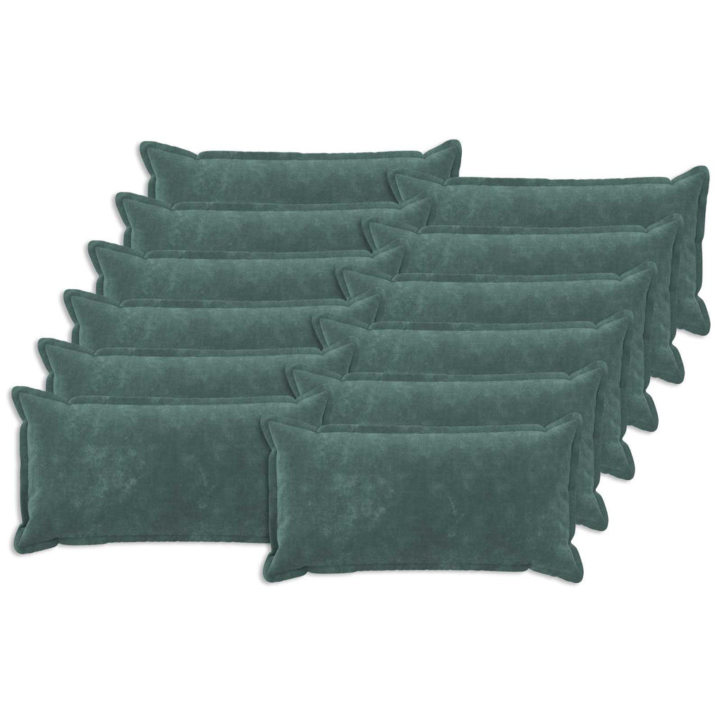 vidaXL Poszewka na poduszkę 12 pcs HOUTEN Niebieski morski 40 x 80 cm