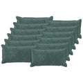 vidaXL Poszewka na poduszkę 12 pcs HOUTEN Niebieski morski 40 x 80 cm