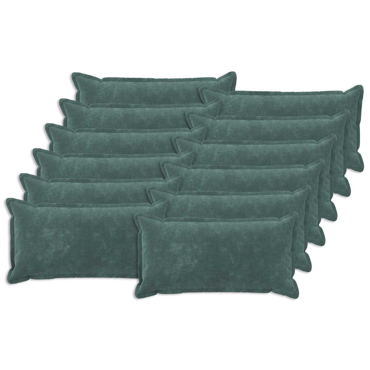 vidaXL Poszewka na poduszkę 12 pcs HOUTEN Niebieski morski 40 x 80 cm