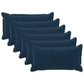 vidaXL Poszewka na poduszkę 6 pcs HOUTEN niebieski 40 x 80 cm