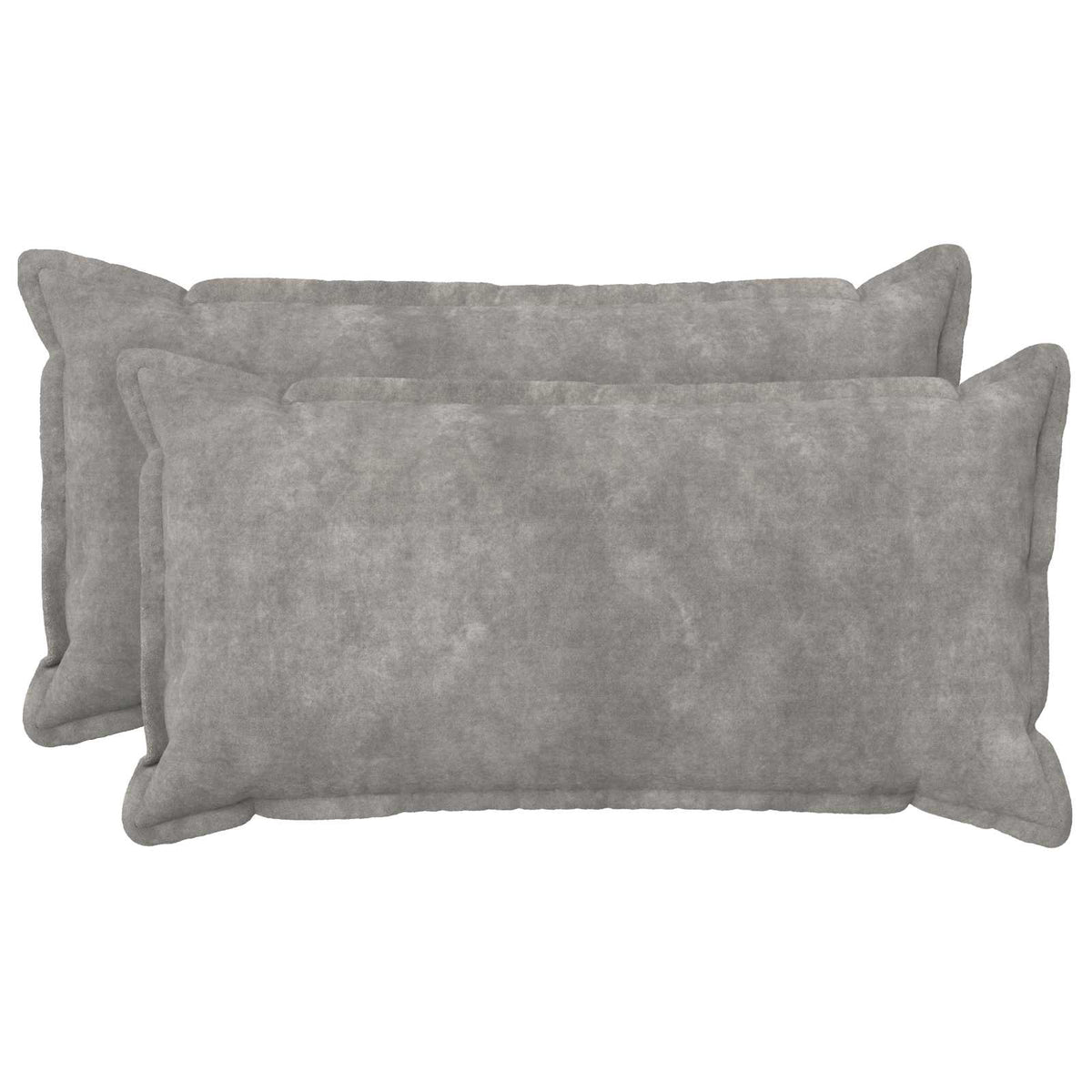 vidaXL Poszewka na poduszkę 2 pcs HOUTEN jasnoszary 40 x 80 cm