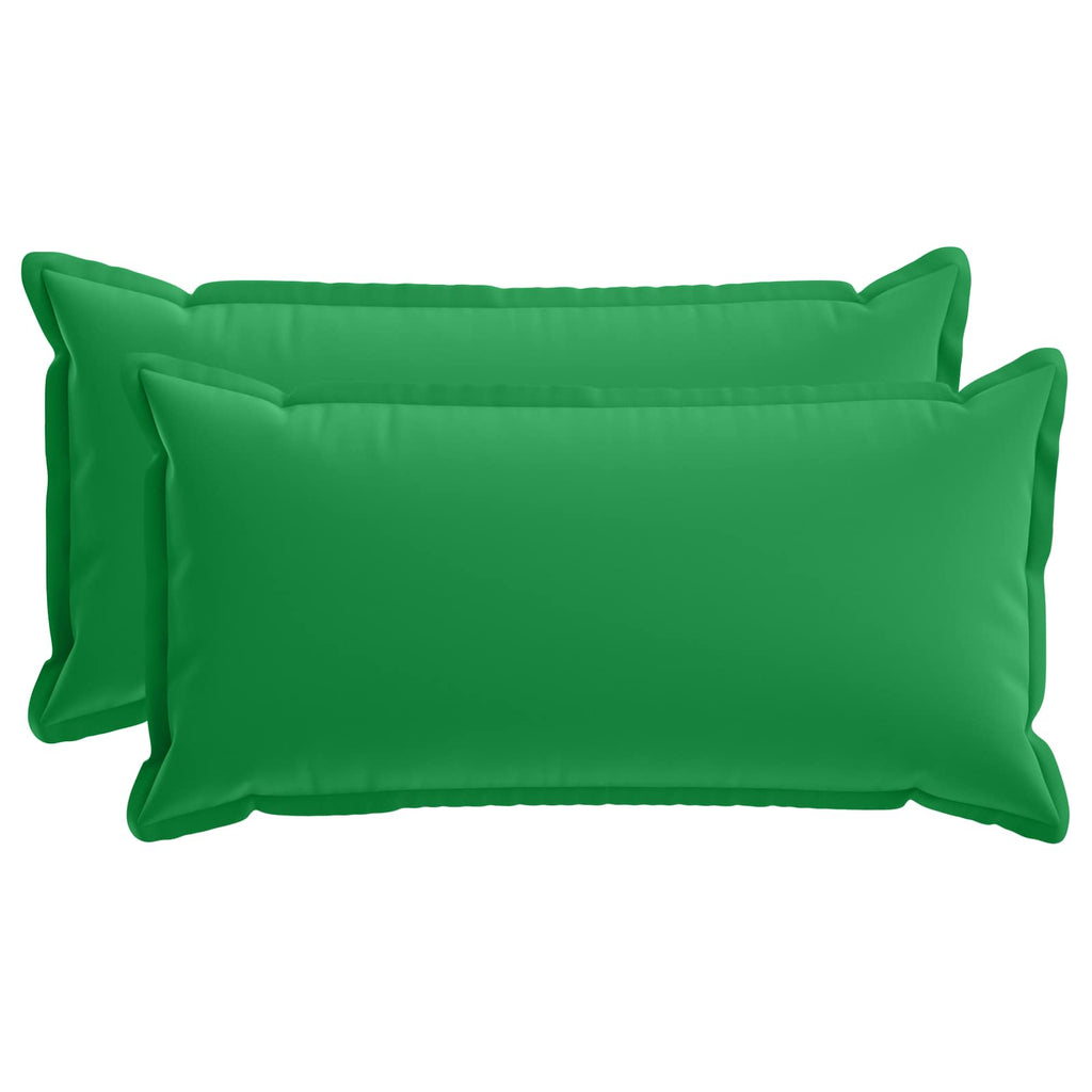 vidaXL Poszewka na poduszkę 2 szt. HOUTEN zielony 40 x 80 cm Poliester