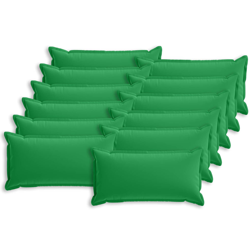 vidaXL Poszewka na poduszkę 12 szt. HOUTEN zielony 40 x 80 cm