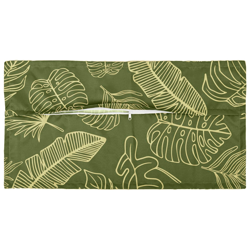 vidaXL Poszewka na poduszkę 6 szt. HOUTEN Wzór liścia 40 x 80 cm