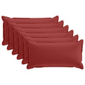 vidaXL Poszewka na poduszkę 6 szt. HOUTEN Czerwone wino 40 x 80 cm