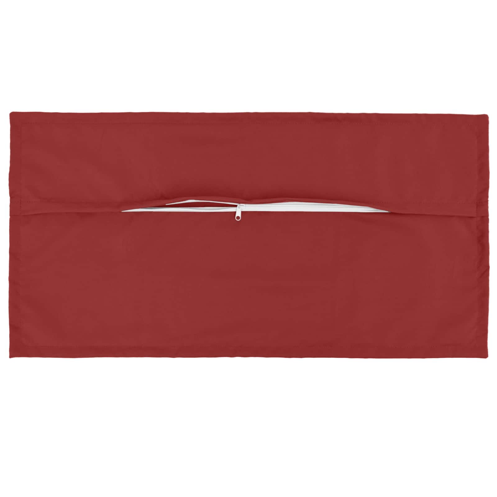 vidaXL Poszewka na poduszkę 12 szt. HOUTEN Czerwone wino 40 x 80 cm