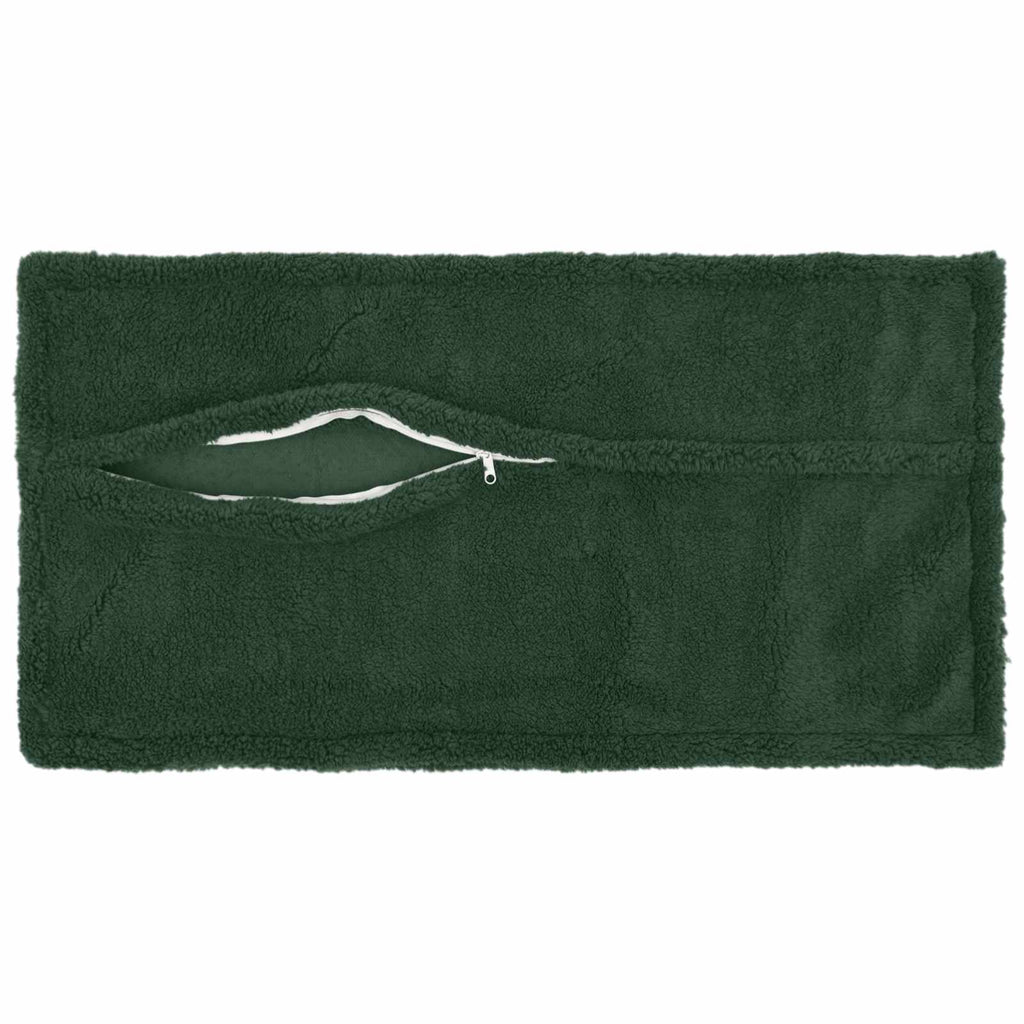 vidaXL Poszewka na poduszkę 6 pcs HOUTEN Ciemnozielony 40 x 80 cm