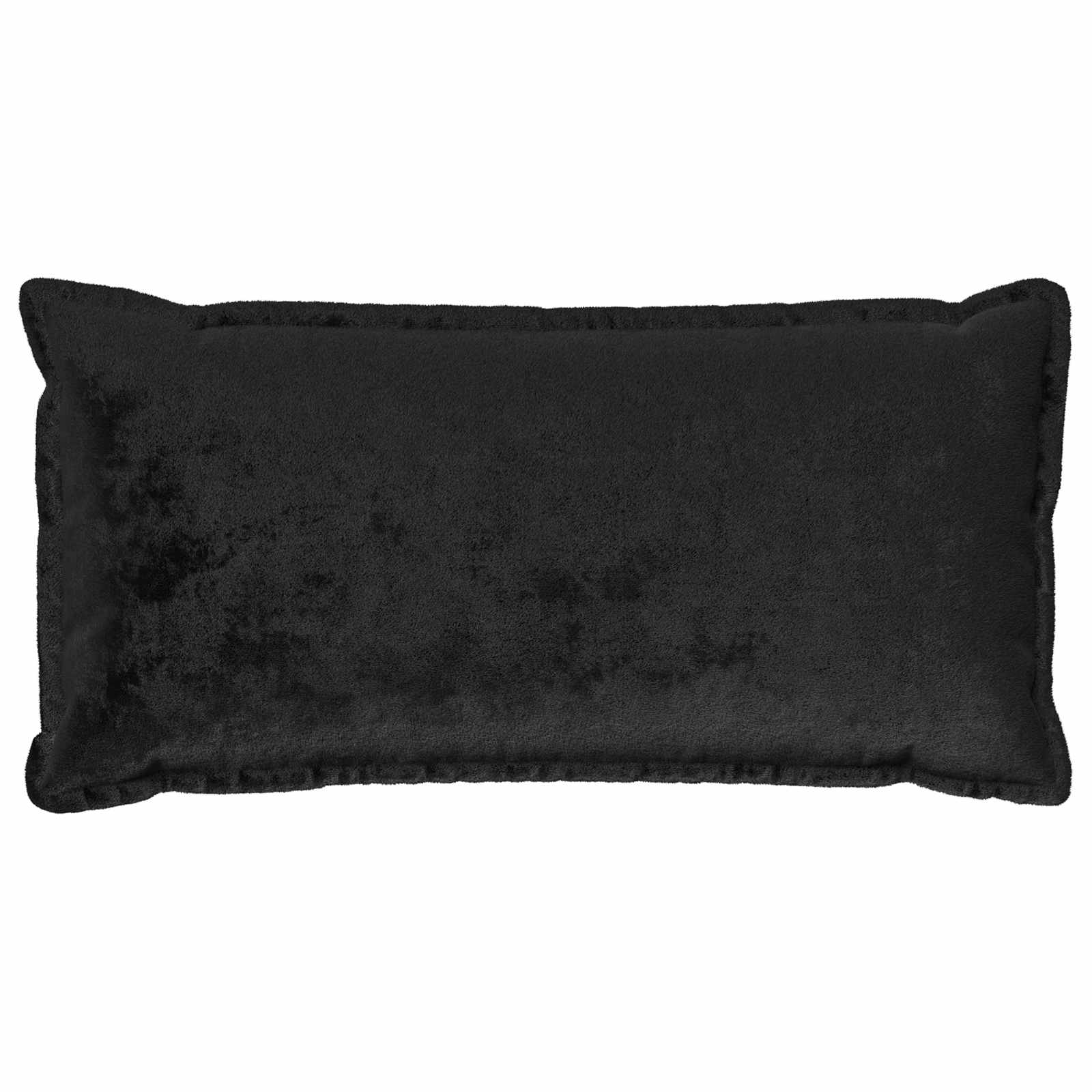 vidaXL Poszewka na poduszkę 2 pcs HOUTEN Czarny 40 x 80 cm Flanela