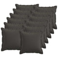vidaXL Poszewka na poduszkę 12 pcs HOUTEN ciemnoszary 45 x 45 cm