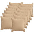 vidaXL Poszewka na poduszkę 12 pcs HOUTEN kremowy 45 x 45 cm