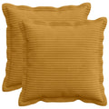 vidaXL Poszewka na poduszkę 2 szt. HOUTEN żółty 45 x 45 cm sztruks