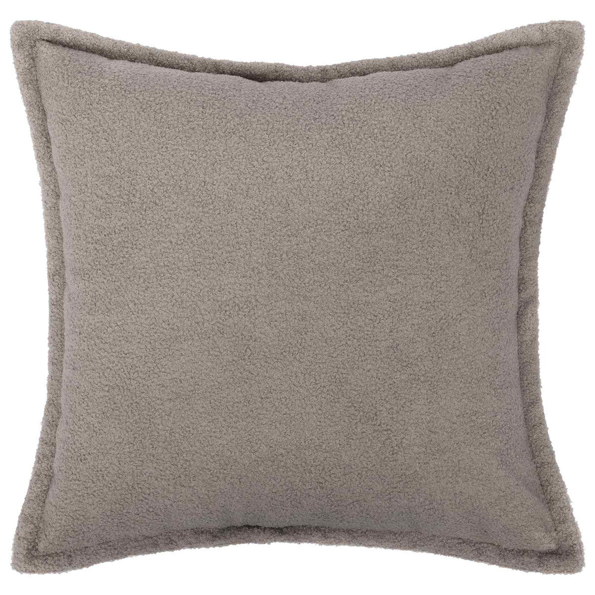 vidaXL Poszewka na poduszkę 2 pcs HOUTEN jasnoszary 45 x 45 cm Bouclé