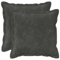 vidaXL Poszewka na poduszkę 2 pcs HOUTEN antracytowy 45 x 45 cm