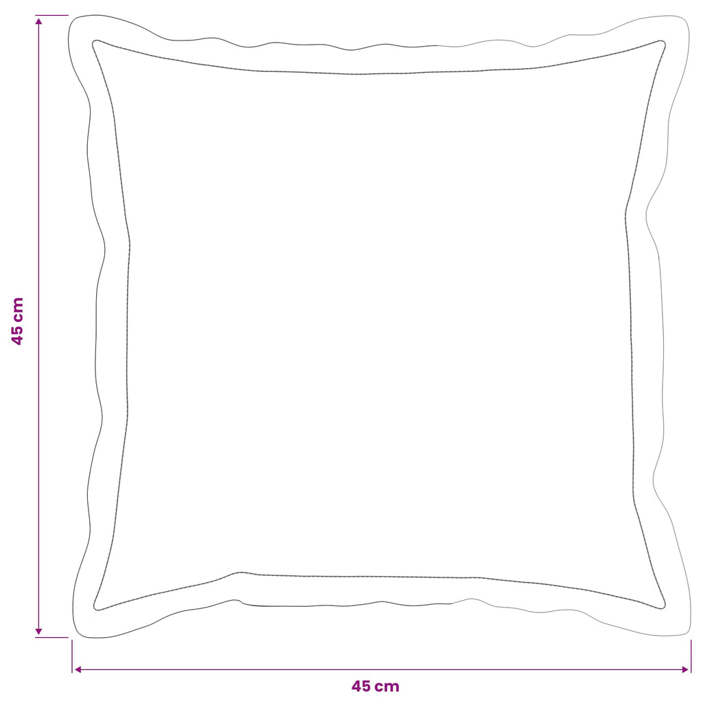 vidaXL Poszewka na poduszkę 12 szt. HOUTEN motyw liści 45 x 45 cm