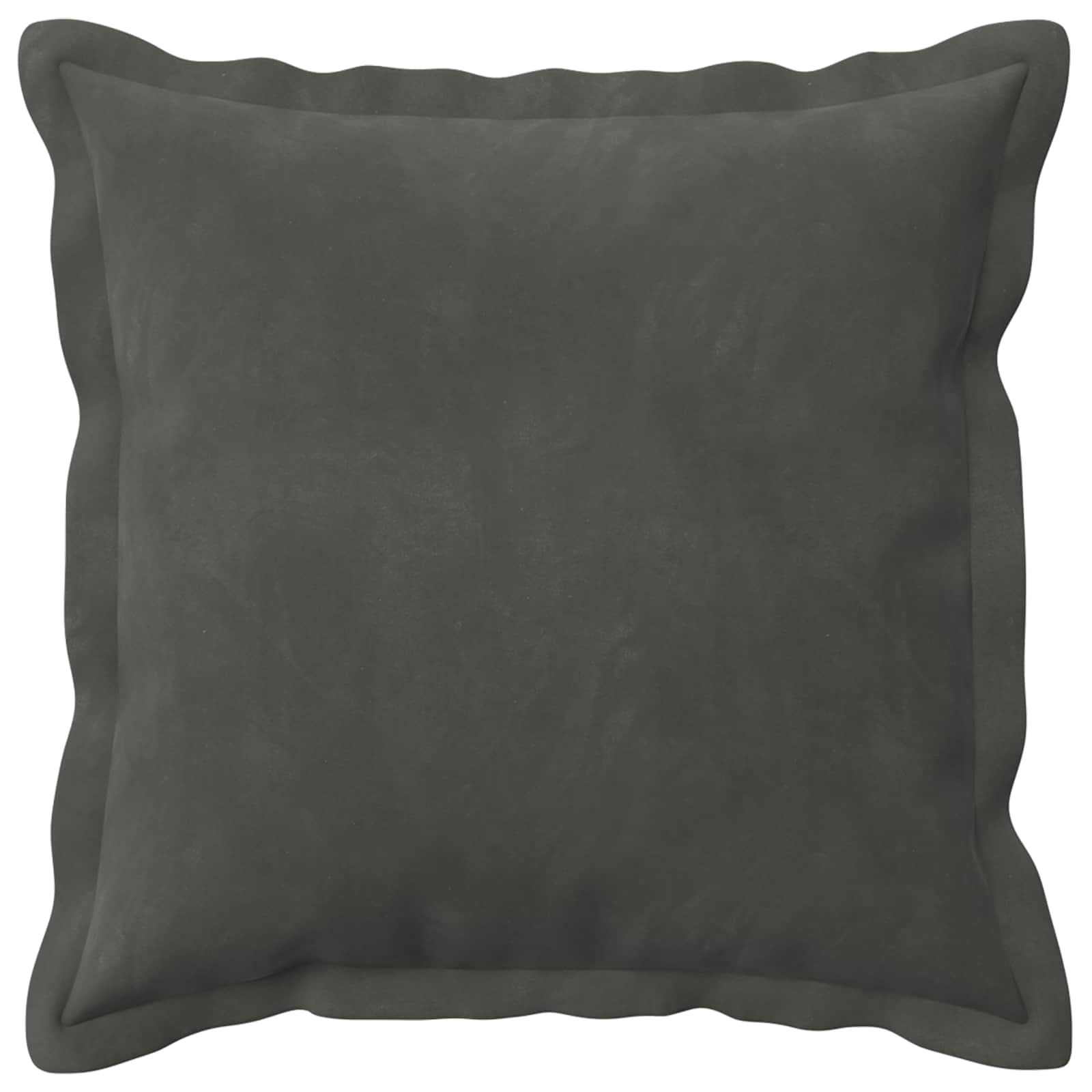 vidaXL Poszewka na poduszkę 12 pcs HOUTEN ciemnoszary 50 x 50 cm Welur