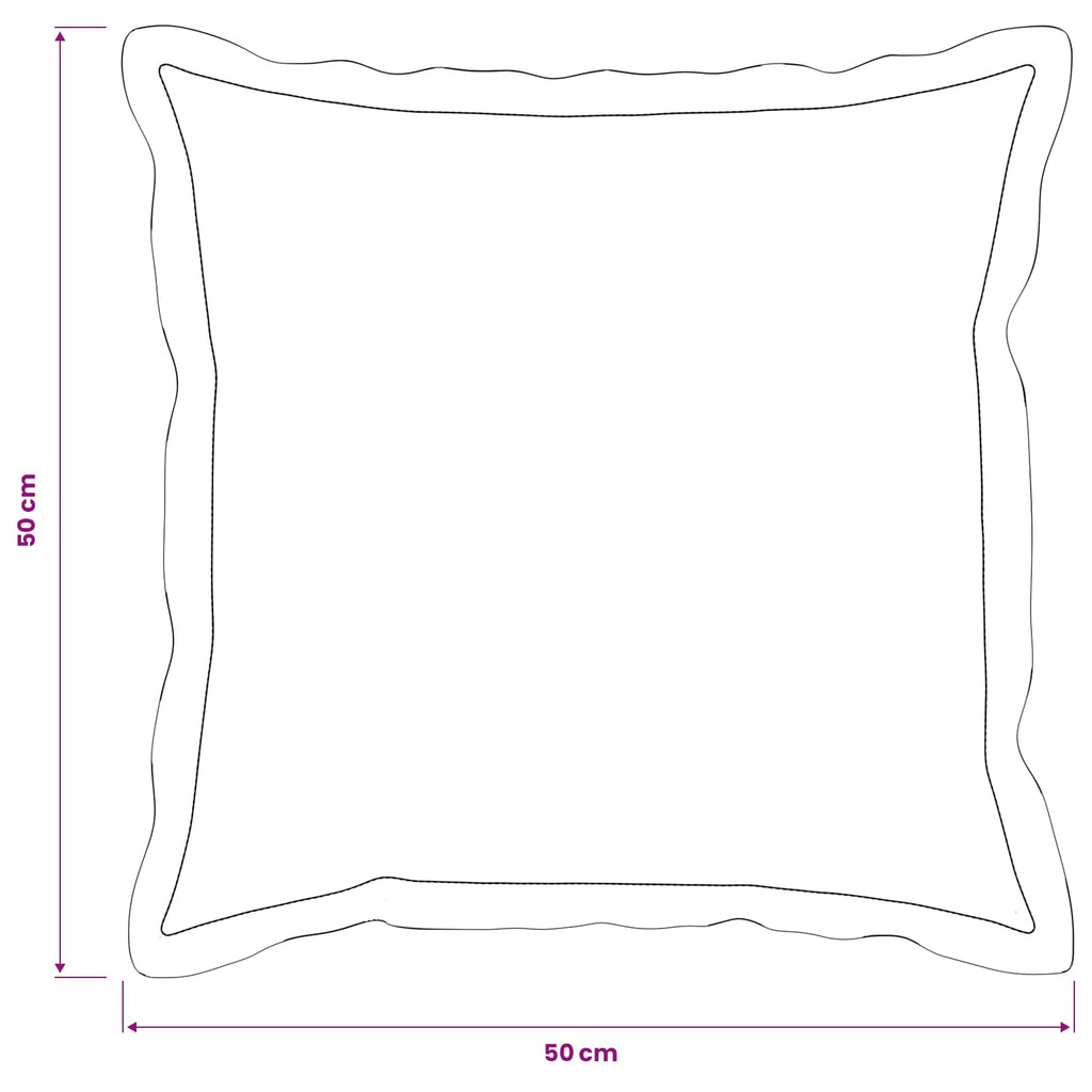 vidaXL Poszewka na poduszkę 6 pcs HOUTEN jasnoszary 50 x 50 cm Bouclé