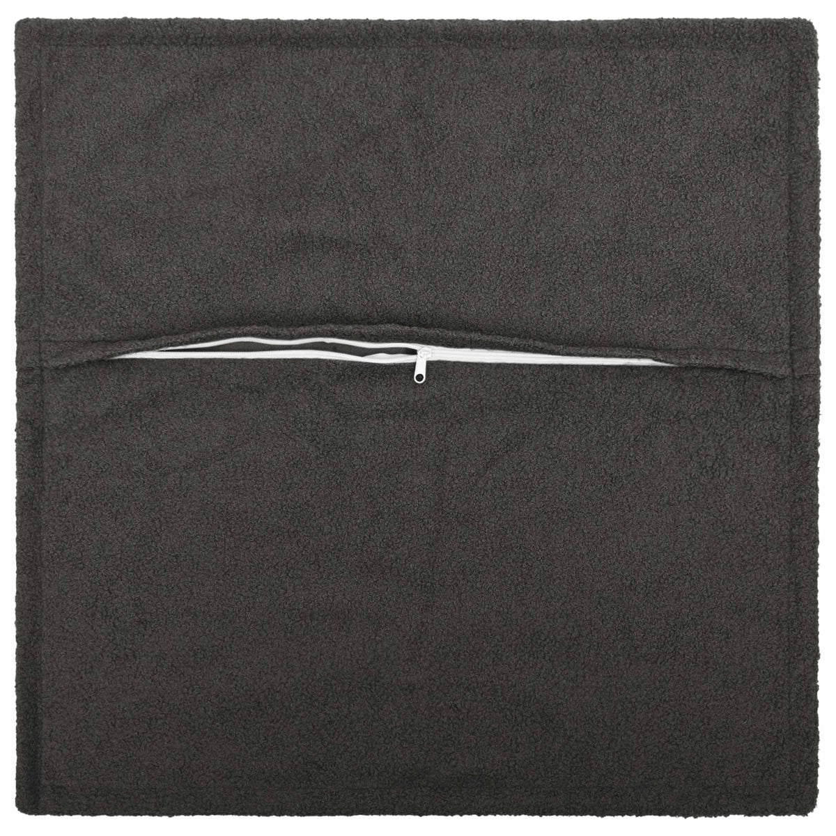 vidaXL Poszewka na poduszkę 6 pcs HOUTEN ciemnoszary 50 x 50 cm Bouclé