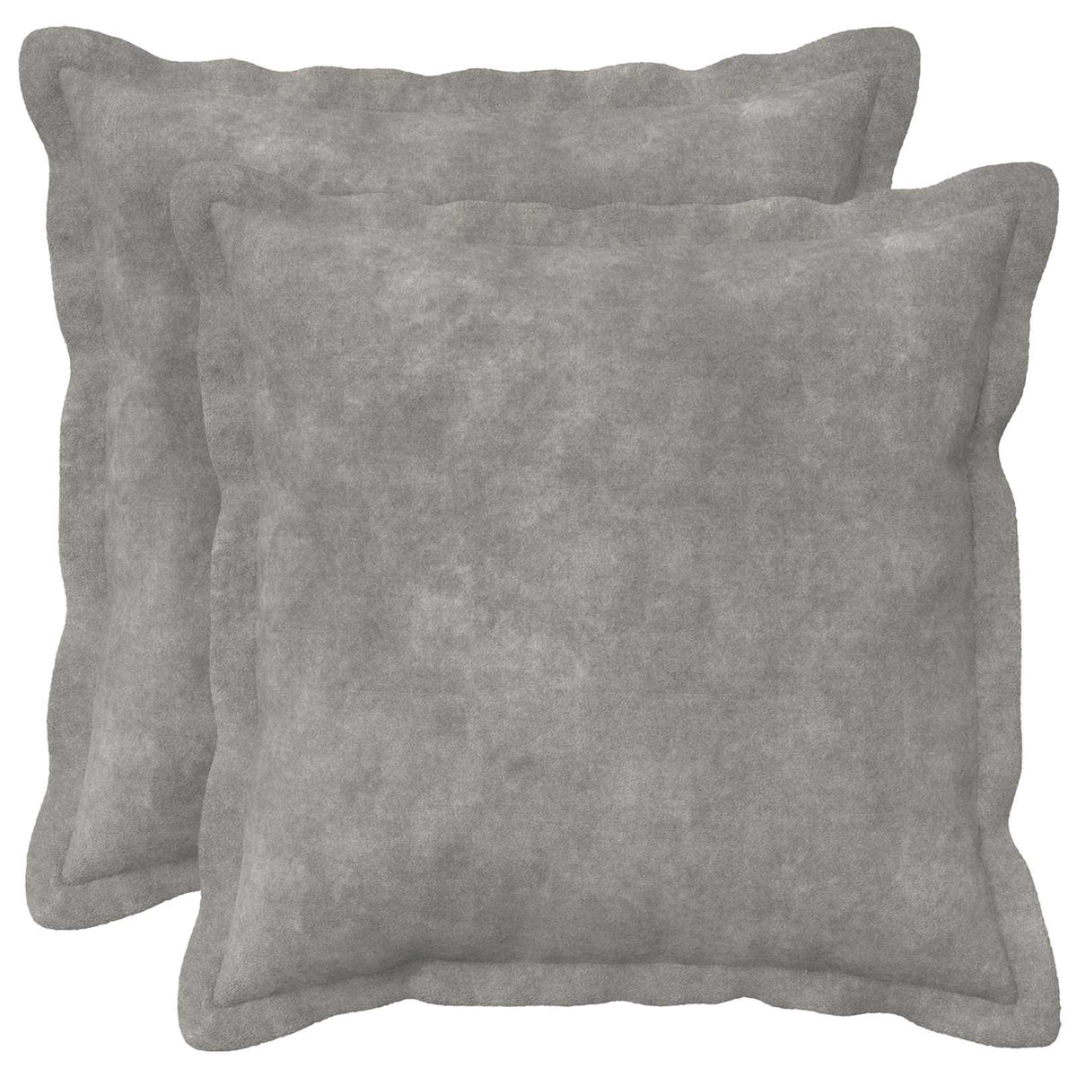 vidaXL Poszewka na poduszkę 2 pcs HOUTEN jasnoszary 50 x 50 cm